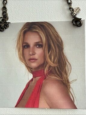 Britney Spears Red Halter Neck Dress Ornament